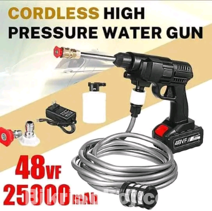 RECHARGEABLE CORDLESS HIGH PRESSURE CAR WASHER GUN